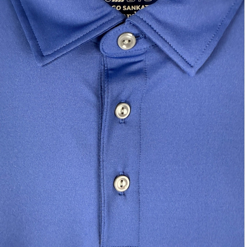 NWT Vineyard Vines Men's Blue Sankaty Polo Shirt Short Sleeve Sz S Golf Casual - Picture 5 of 9